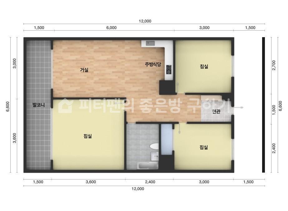 아파트 기본 평면도