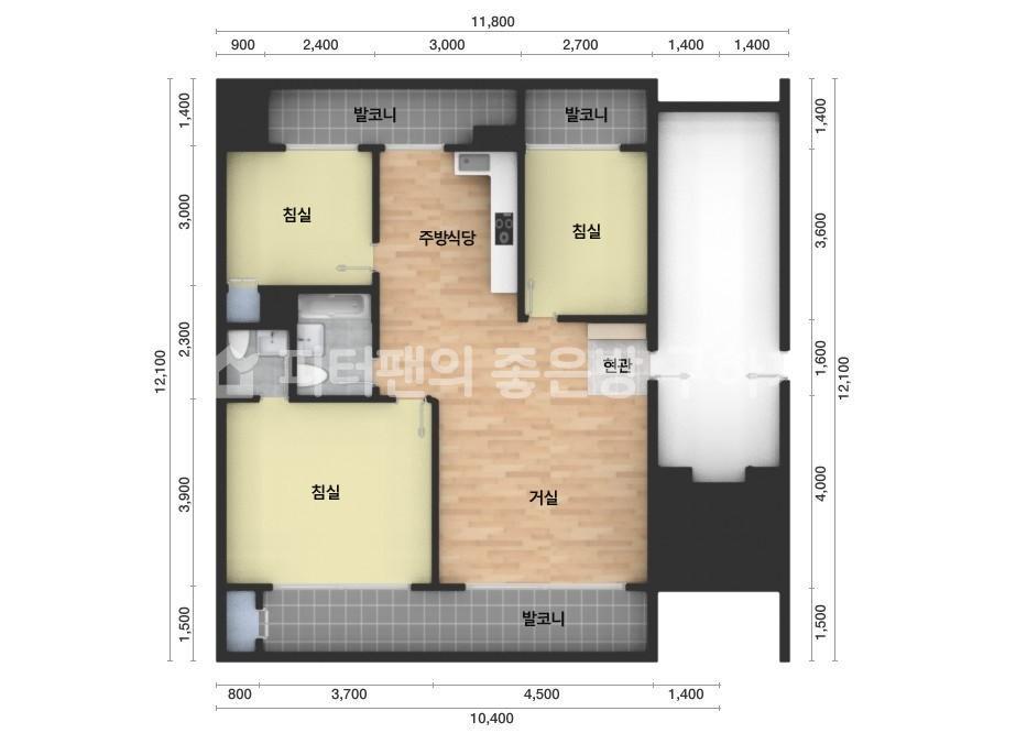 아파트 기본 평면도