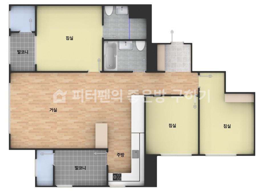 아파트 기본 평면도