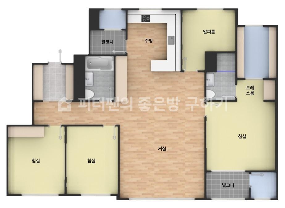 아파트 기본 평면도
