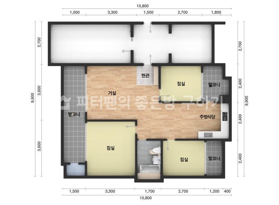 아파트 기본 평면도