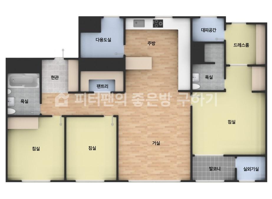 아파트 기본 평면도