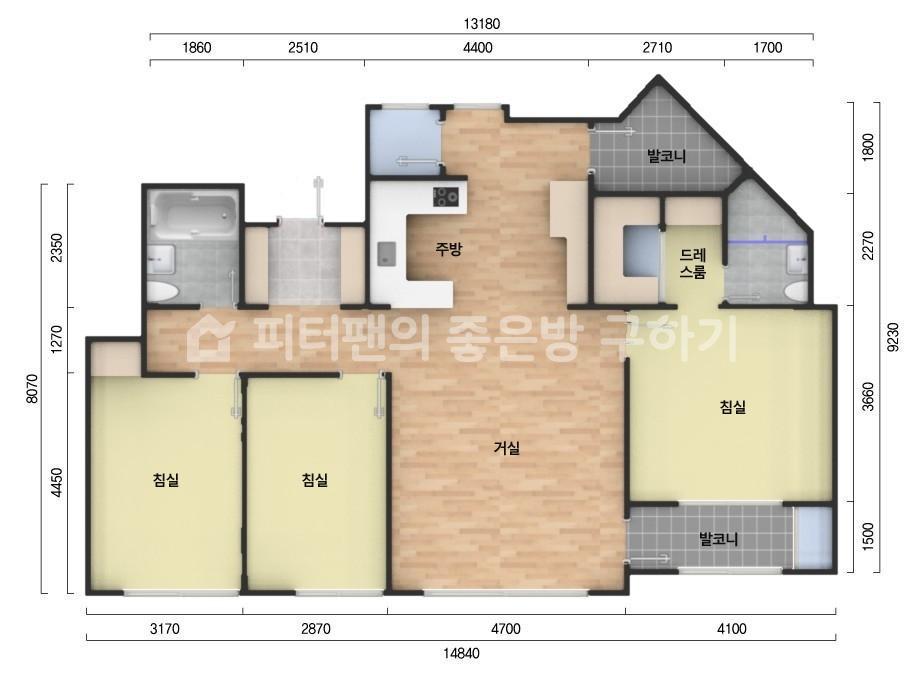 아파트 기본 평면도