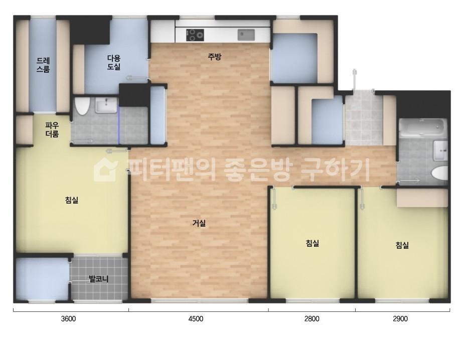 아파트 기본 평면도