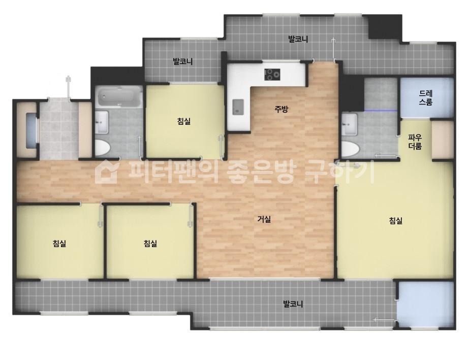 아파트 기본 평면도