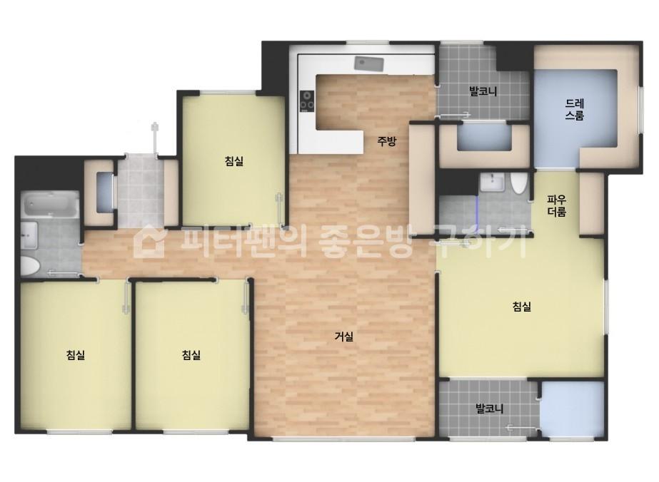 아파트 기본 평면도