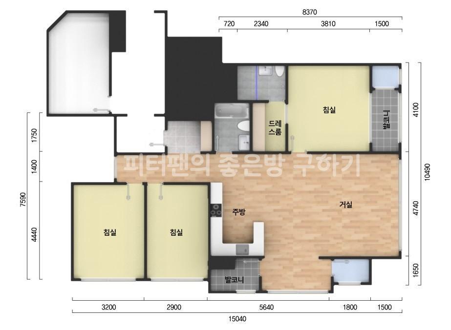 아파트 기본 평면도
