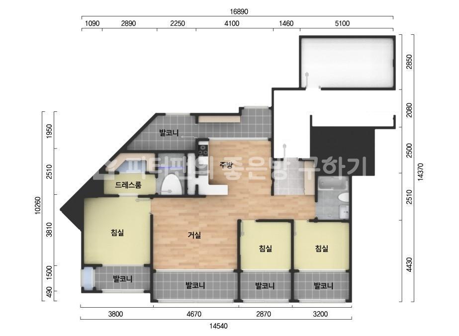 아파트 기본 평면도
