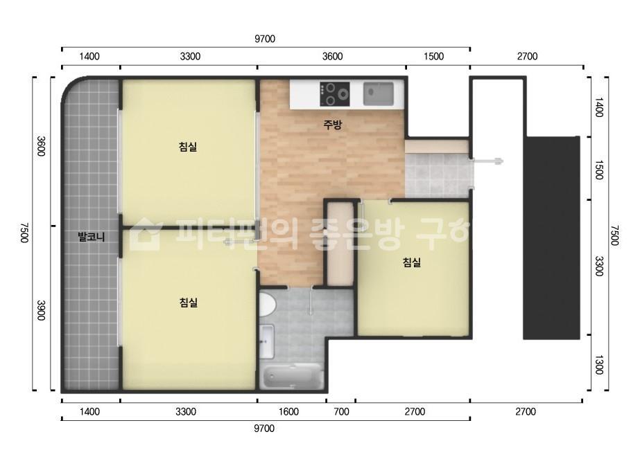 아파트 기본 평면도