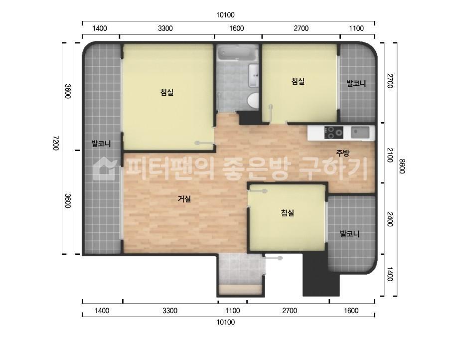 아파트 기본 평면도