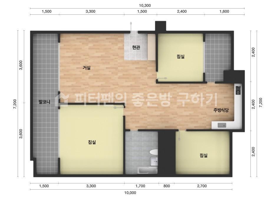 아파트 기본 평면도