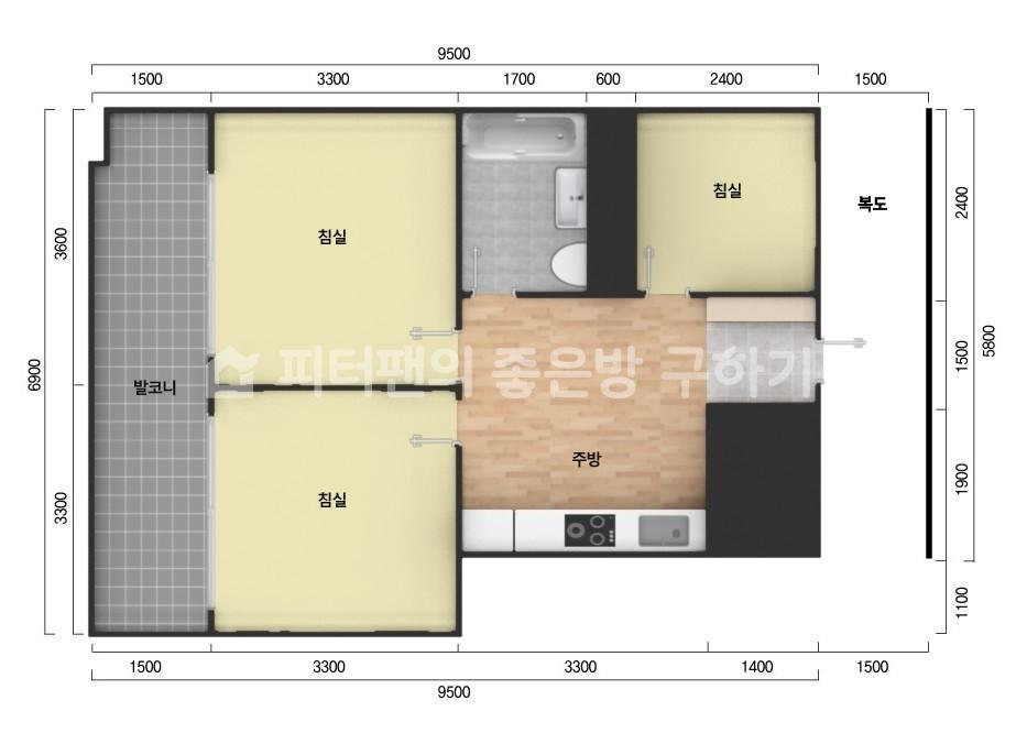 아파트 기본 평면도