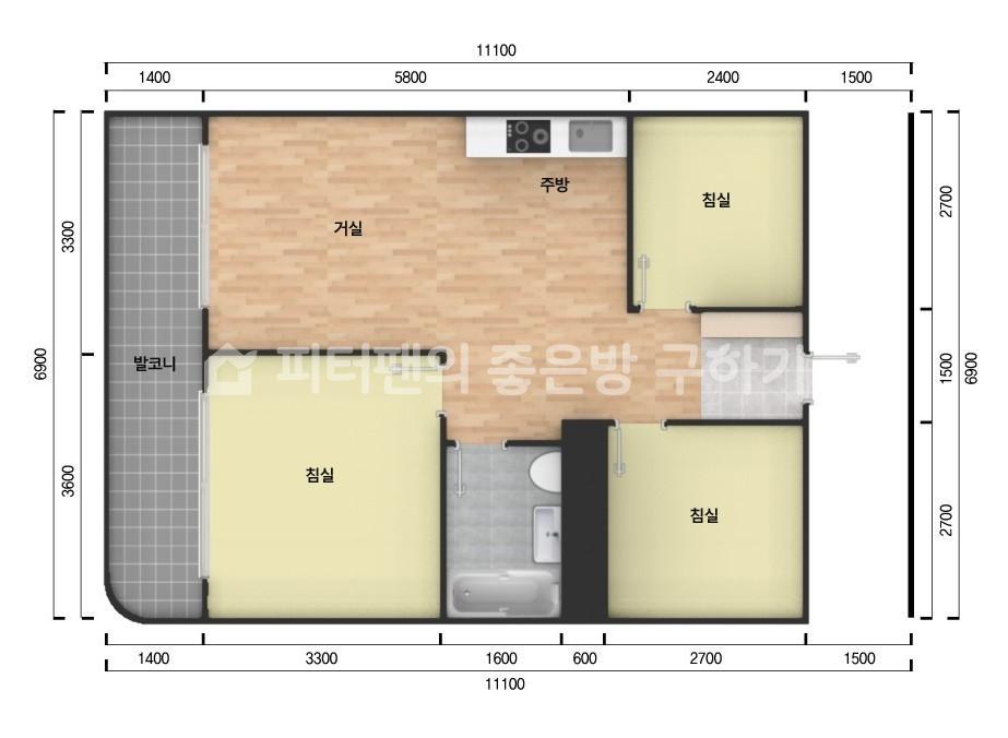 아파트 기본 평면도