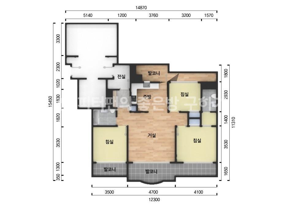 아파트 기본 평면도
