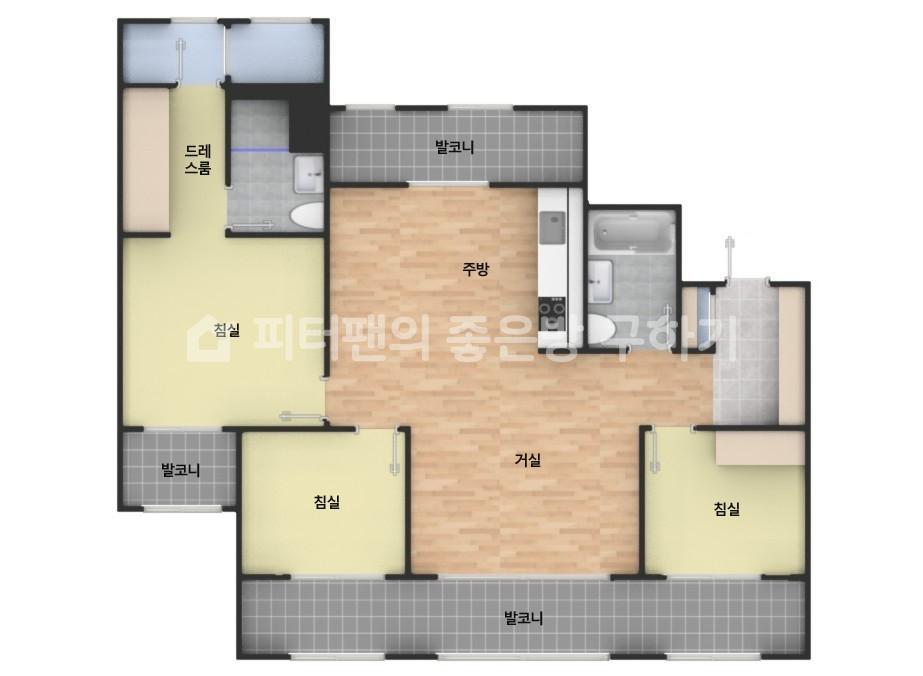 아파트 기본 평면도