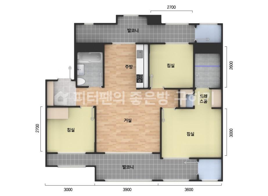 아파트 기본 평면도