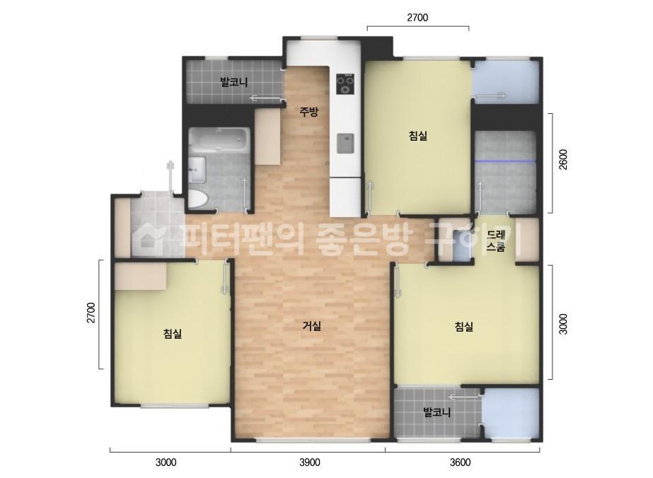 아파트 기본 평면도