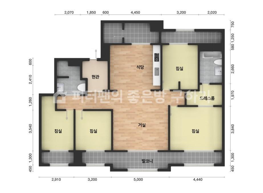 아파트 기본 평면도