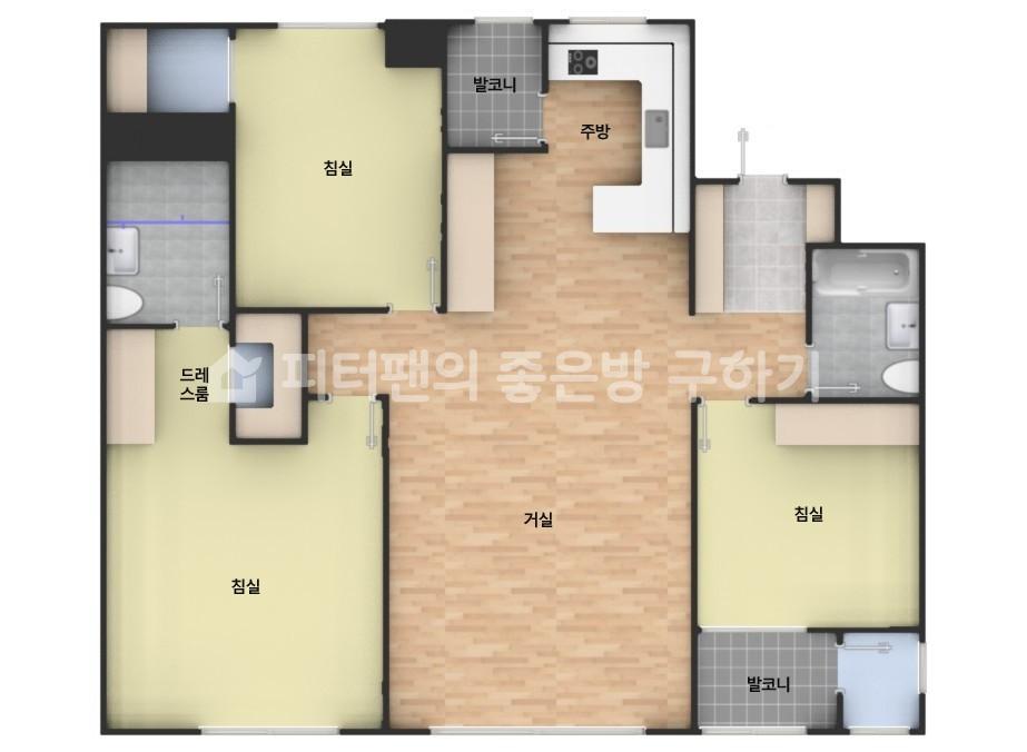 아파트 기본 평면도