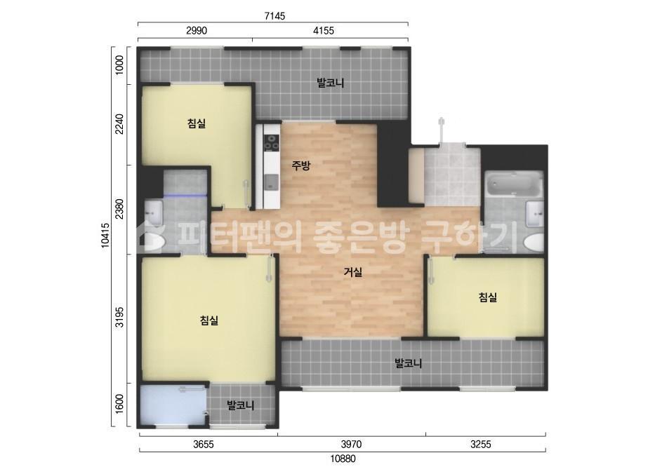 아파트 기본 평면도
