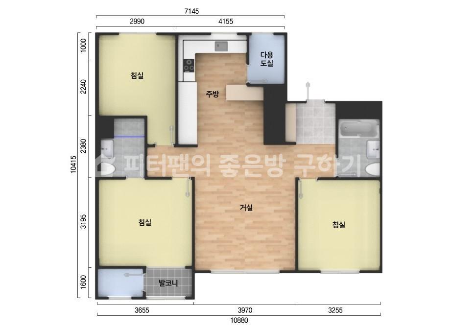 아파트 기본 평면도