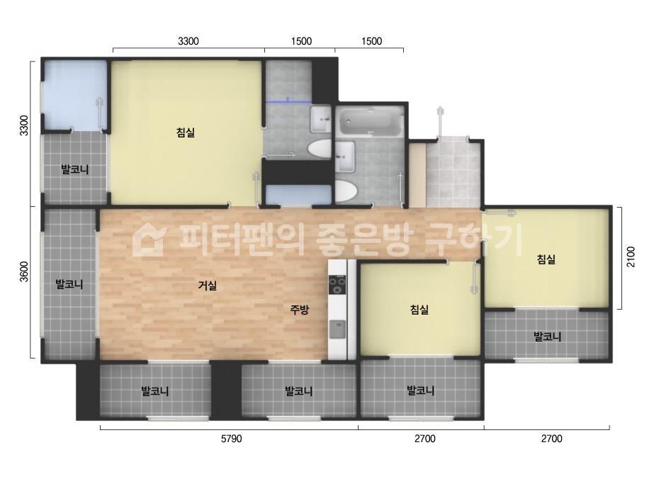 아파트 기본 평면도
