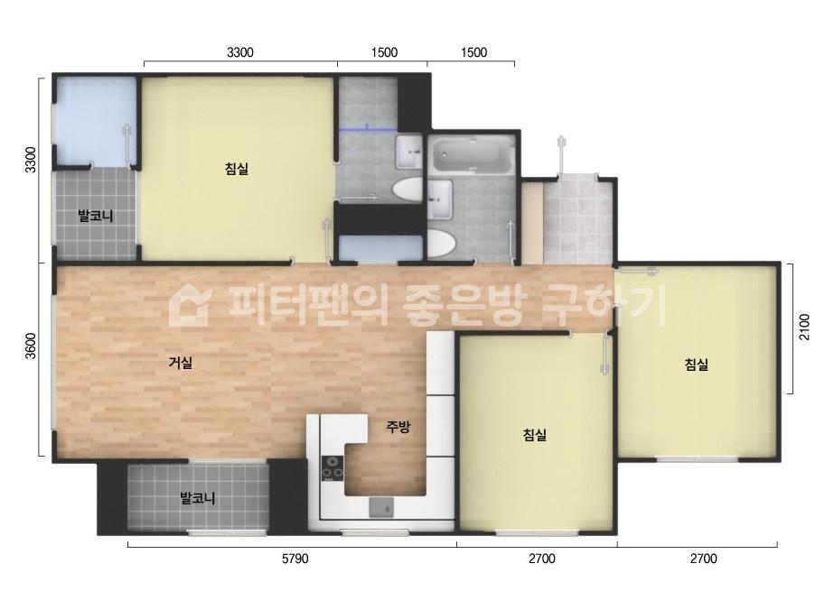 아파트 기본 평면도