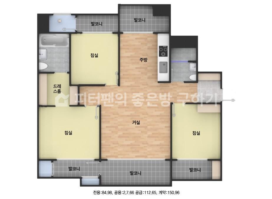 아파트 기본 평면도