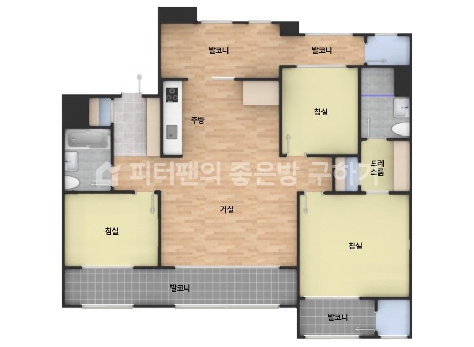 아파트 기본 평면도