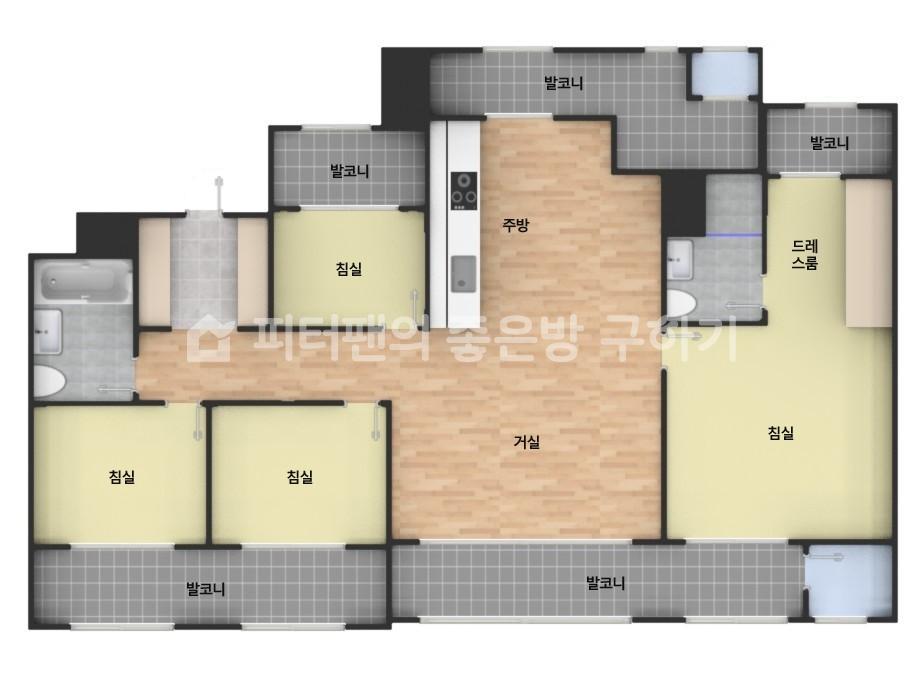 아파트 기본 평면도