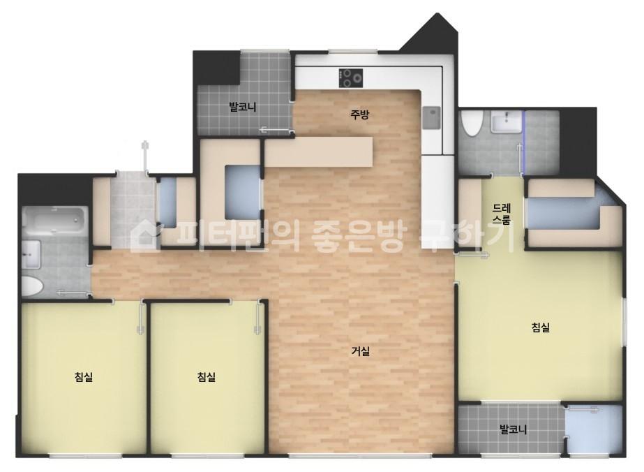 아파트 기본 평면도