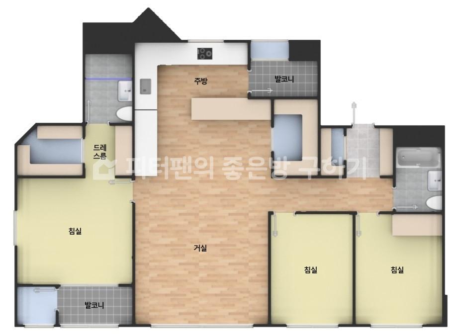 아파트 기본 평면도