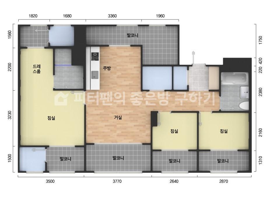 아파트 기본 평면도