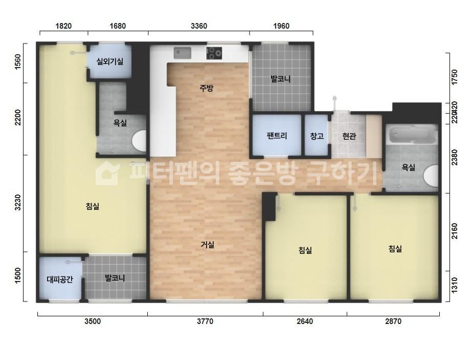 아파트 기본 평면도