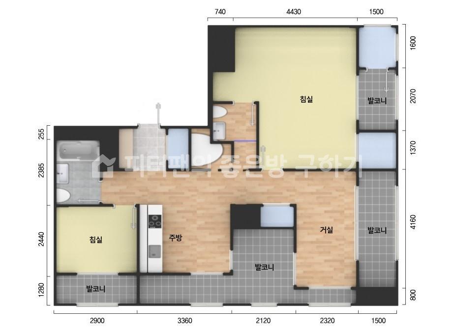 아파트 기본 평면도