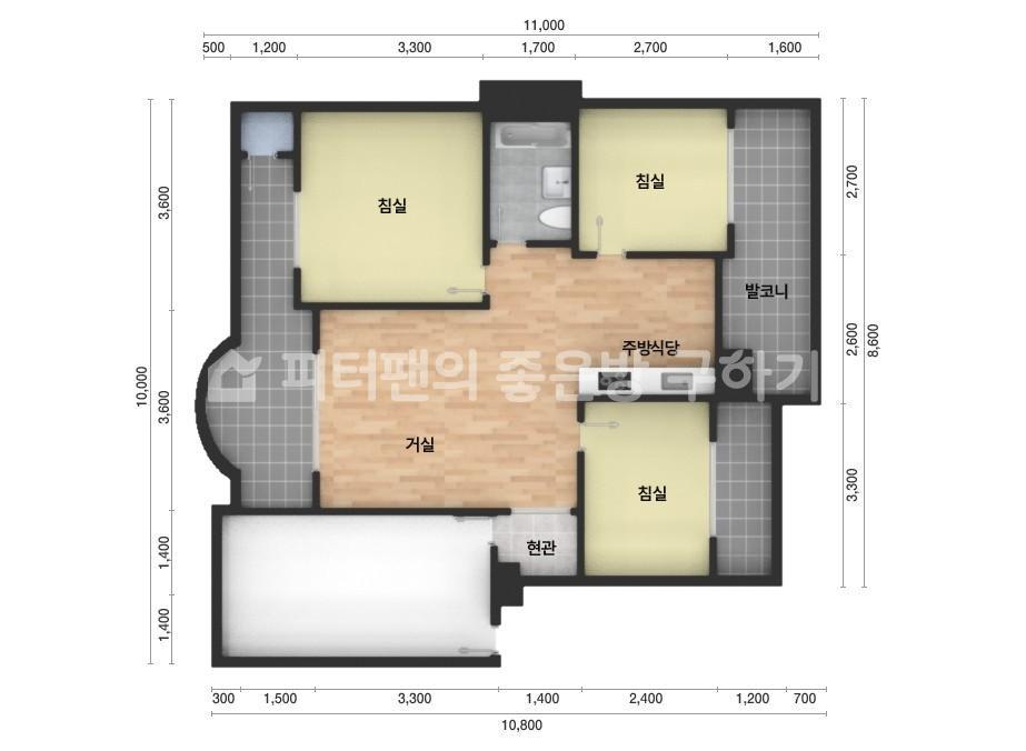 아파트 기본 평면도