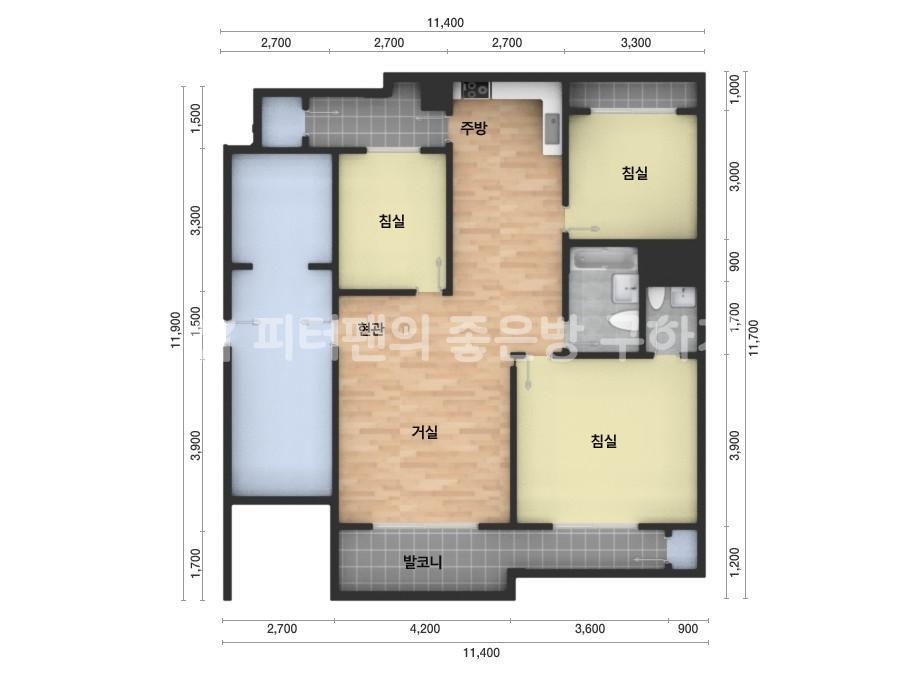 아파트 기본 평면도