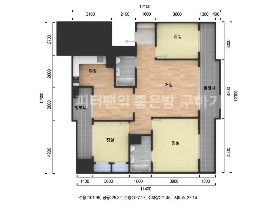아파트 기본 평면도