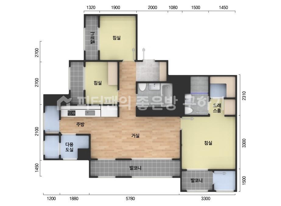 아파트 기본 평면도