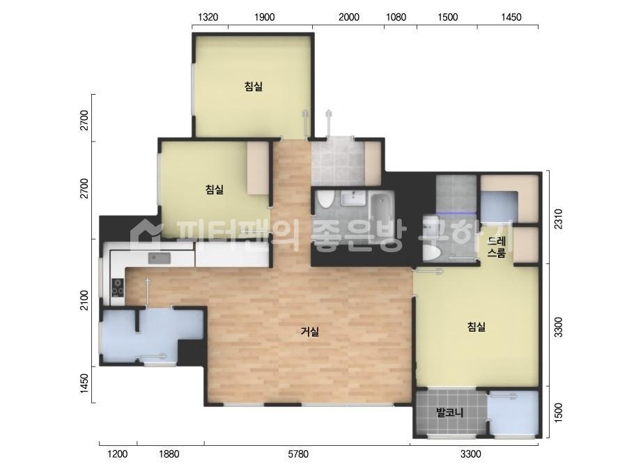 아파트 기본 평면도