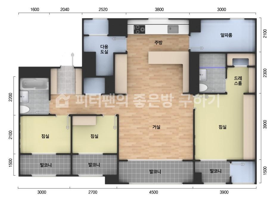 아파트 기본 평면도