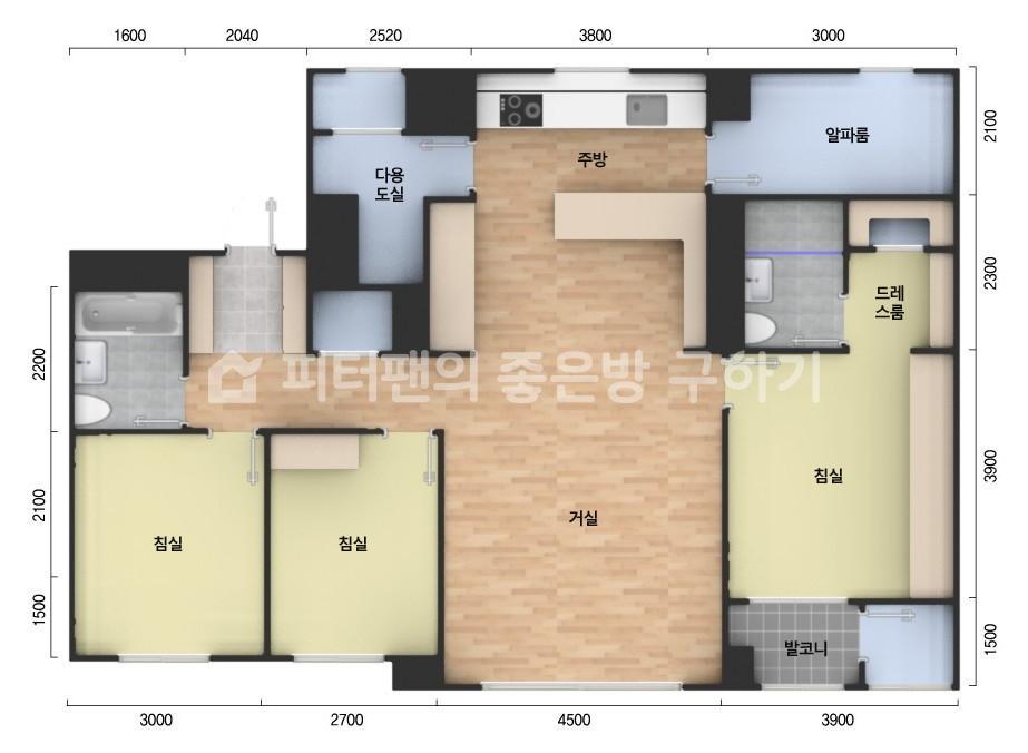 아파트 기본 평면도