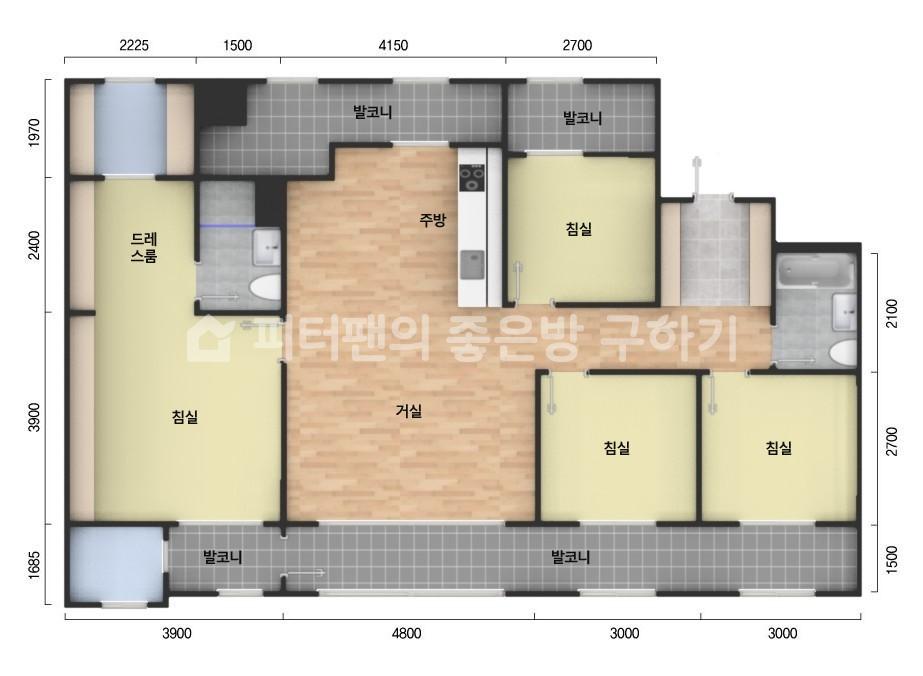 아파트 기본 평면도