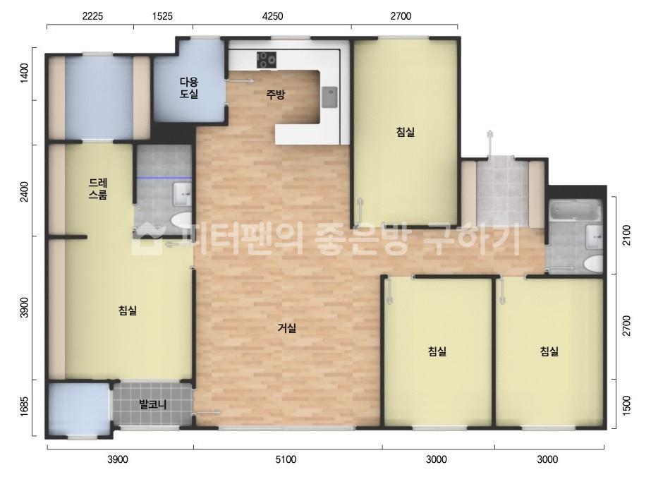 아파트 기본 평면도