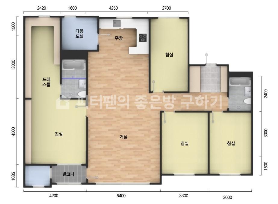 아파트 기본 평면도