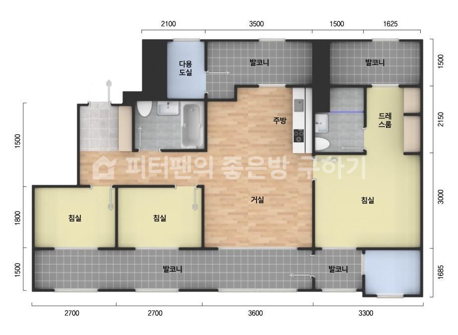 아파트 기본 평면도