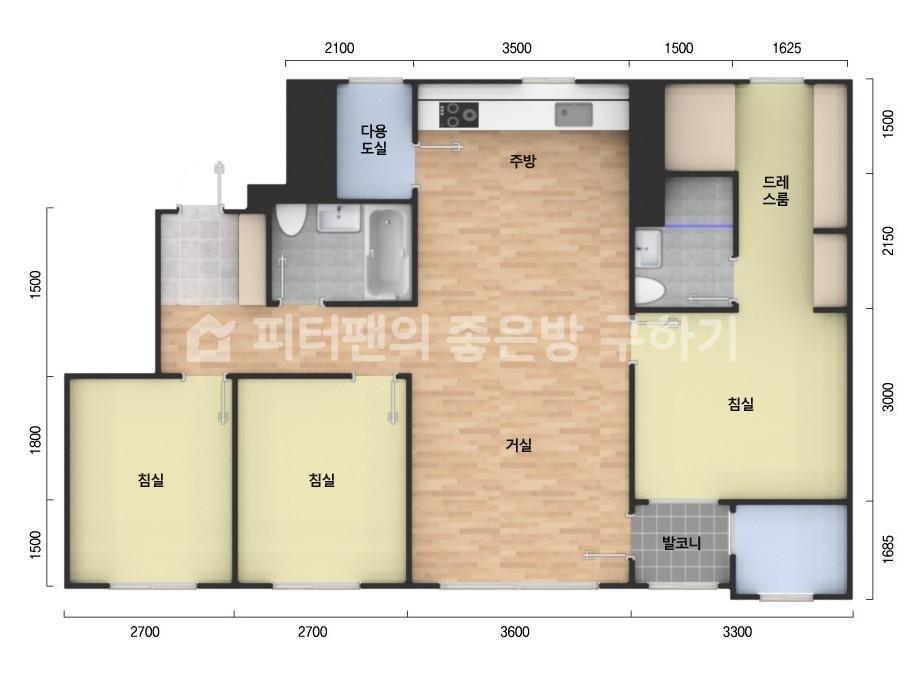 아파트 기본 평면도