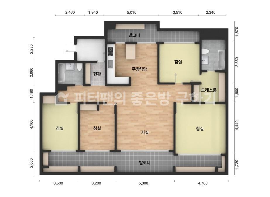 아파트 기본 평면도