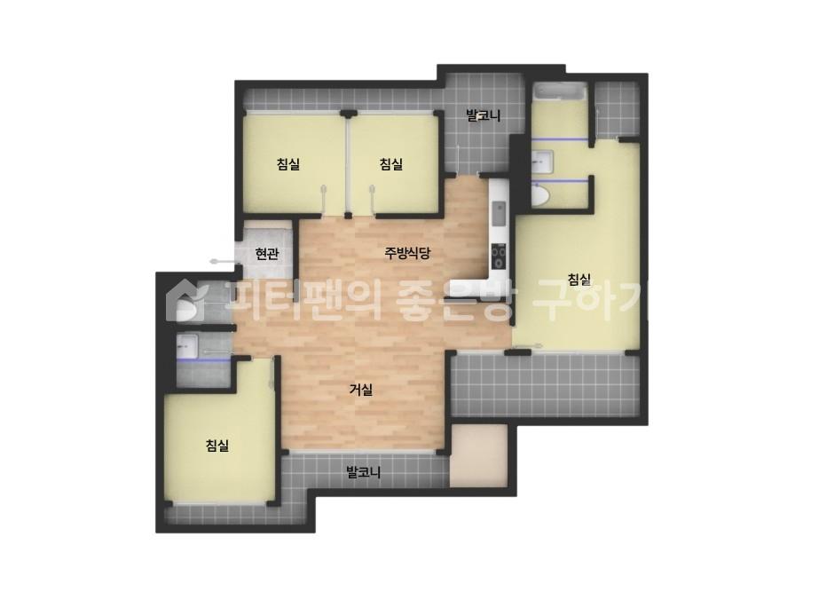 아파트 기본 평면도