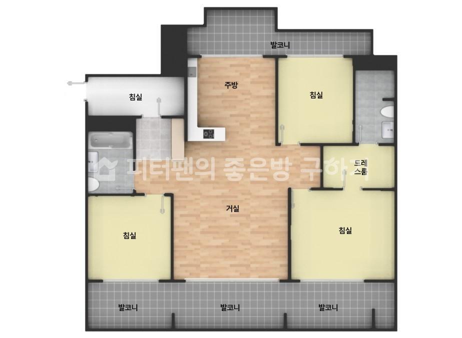 아파트 기본 평면도